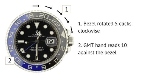 how to set a gmt rolex|rolex gmt master time zone.